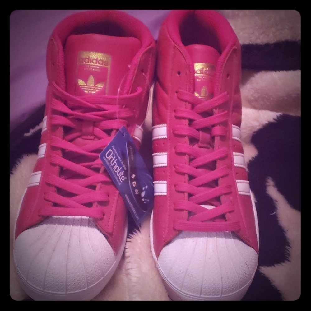 Adidas high top sneakers